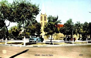 Vialar - Place de l'Eglise - 1959